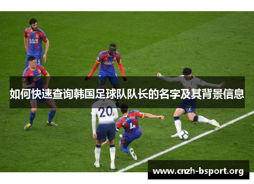 如何快速查询韩国足球队队长的名字及其背景信息