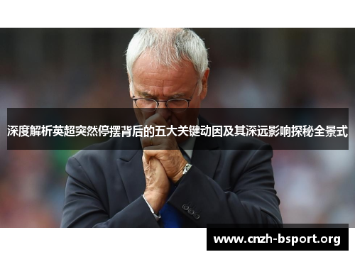 深度解析英超突然停摆背后的五大关键动因及其深远影响探秘全景式